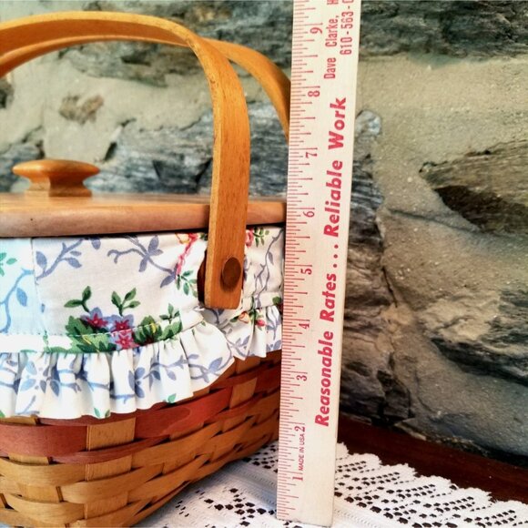 VTG Longaberger 1997 Mother's Day Timeless Memories Keepsake Combo 3 Liners Lid - Picture 8 of 13
